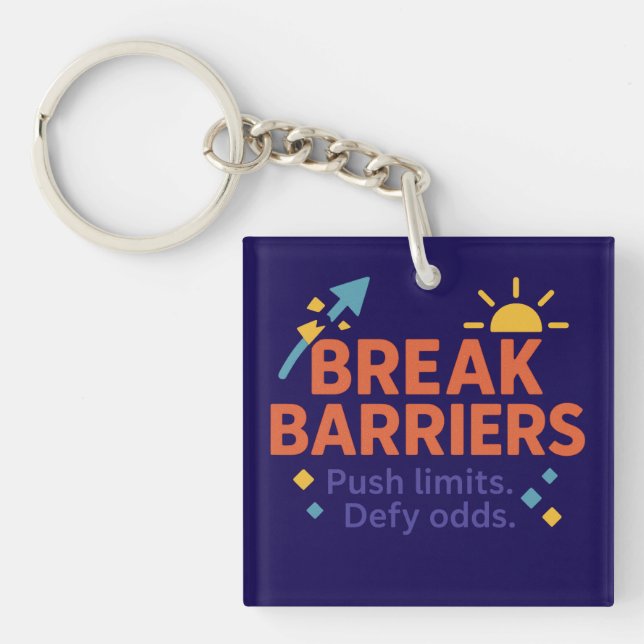 Custom Square Keychain – Personalise with Photos (Front)
