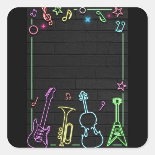Custom Square Stickers for Invitations – Personali