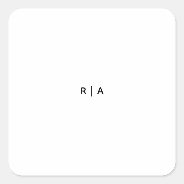 Custom Square Stickers, Format: Sheet of  Sticker (Front)