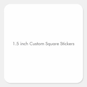 Custom Square Stickers, Format: Sheet of Sticker