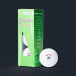 Custom Srixon Soft Feel golf ball with your name<br><div class="desc">Custom Srixon Soft Feel golf ball with your name. Personalised golf ball set gift for men and women. Cool sports gift for Birthday or Christmas. Add your own quote or monogram letters. Also available on other high quality golfing brands. Nautical star symbol or custom graphic. Surprise presents for golfer, golf...</div>