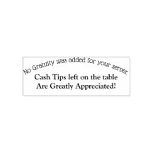 Custom Stamp for Tips .