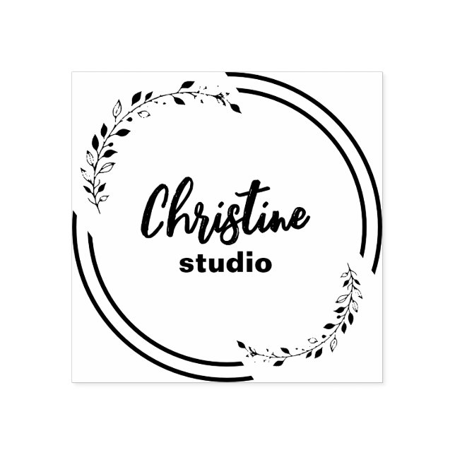 Custom stamp, personalised stamp, custom logo rubber stamp (Imprint)