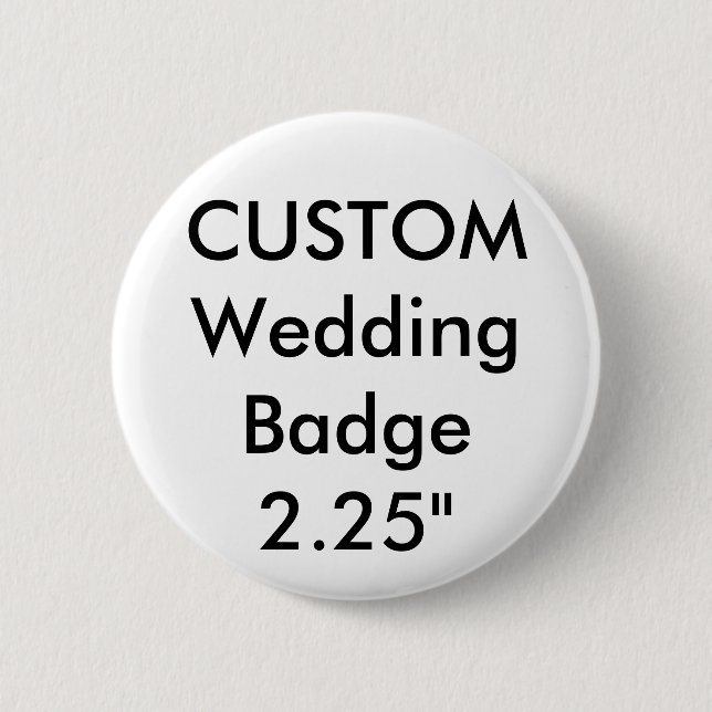Custom Standard 2.25" Round Badge Pin (Front)