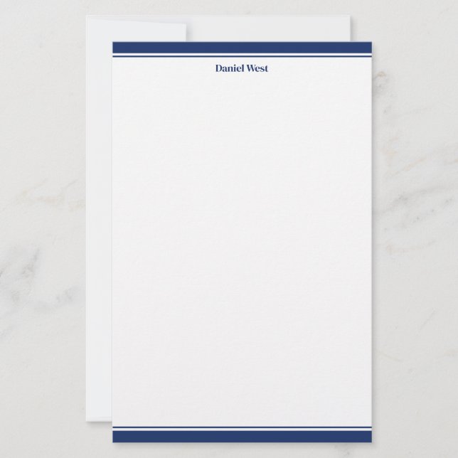 Custom Stationery Paper (Front)