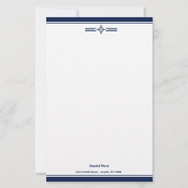 Custom Stationery Paper (Front)