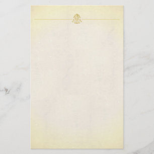 Custom Stationery Vintage Parchment Paper Style