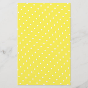 Custom Stationery With White Dots