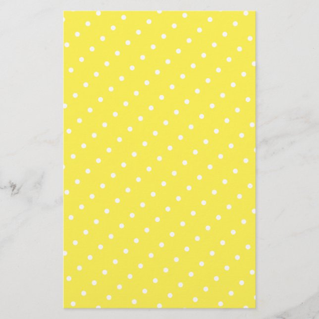 Custom Stationery With White Dots (Front)
