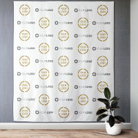 Custom Step & Repeat two Logo Event Backdrop