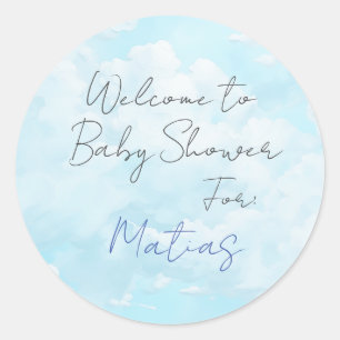 Custom Sticker Baby Shower