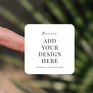 Custom Sticker Printing 1.5" Square Product Label