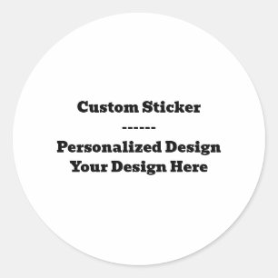 Custom Sticker Sheet - Personalised Design Decal