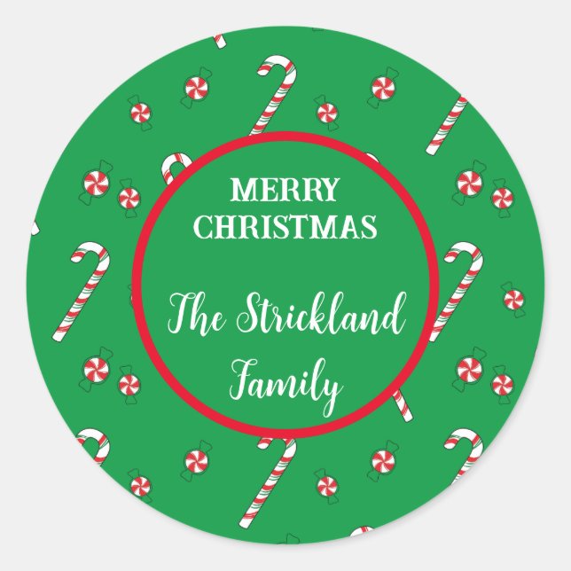 Custom Stickers for Christmas (Front)