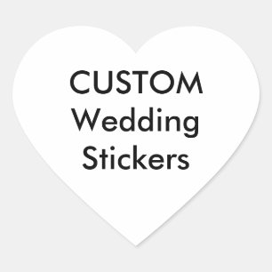 Custom Stickers HEART GLOSSY (20 pk.)