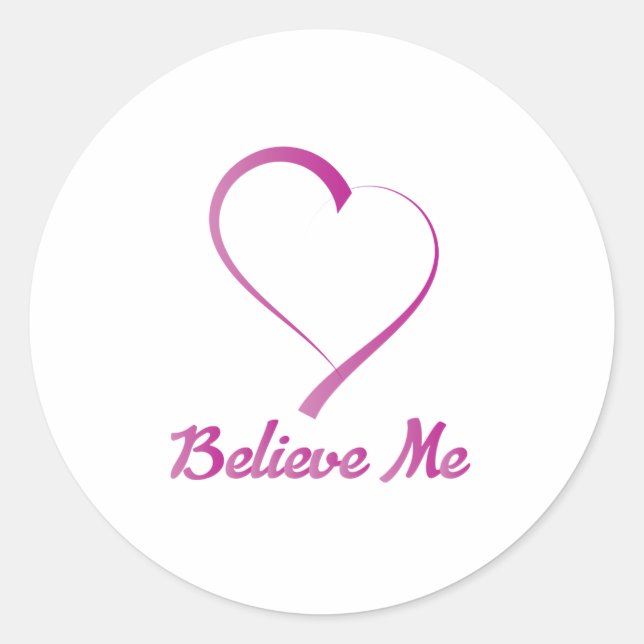 Custom Stickers & Labels Pink Font (Front)