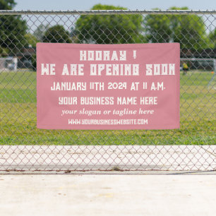 Custom Store or Shop or Business Opening  Banner