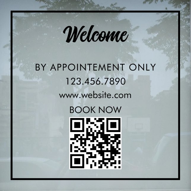 Custom Storefront QR Code Business Hours Welcome (Creator Uploaded)