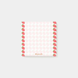 Custom Strawberries Post-it Notes