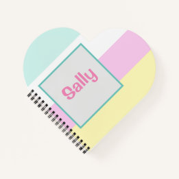 Custom Striped Back To School Notebook