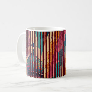 Custom Striped Fantasy Art Mug