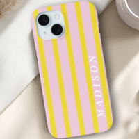 Custom Stripes Yellow Pink