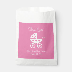 Custom stroller pram baby shower party favour bags