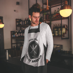 Custom Stylish Barber Shop  Apron