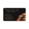 Custom Stylish Black Candles Business Cards