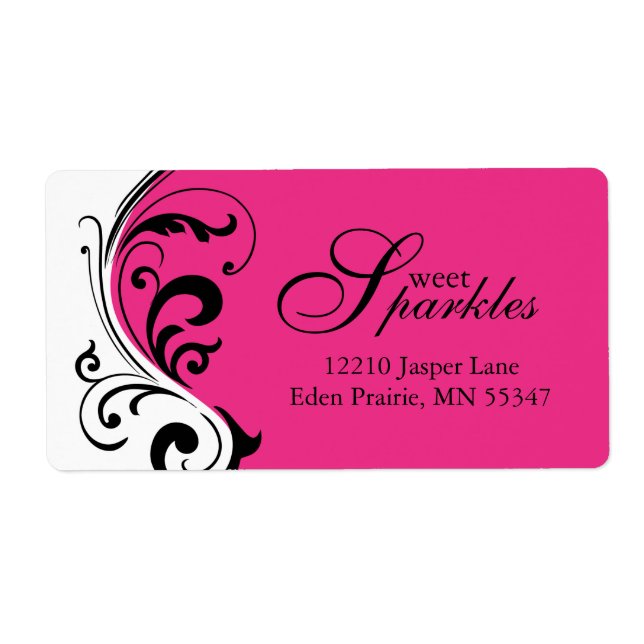 Custom Stylish Labels (Front)