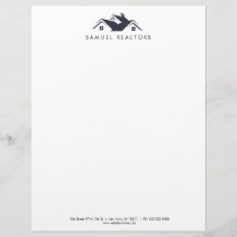 Custom Stylish Modern Real Estate Home Logo