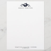 Custom Stylish Modern Real Estate Home Logo