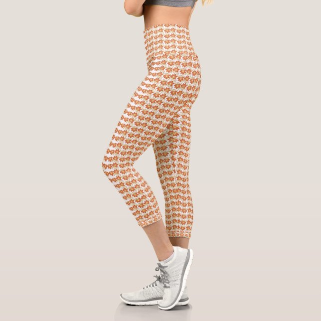 Custom Submission Gift – Funny | Modern | Personal Capri Leggings (Left)