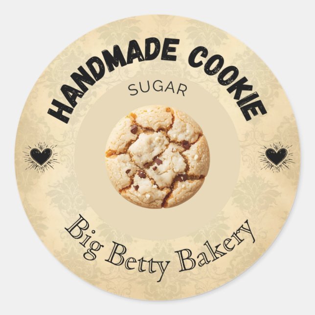 Custom Sugar Cookie Labels | Personalised (Front)