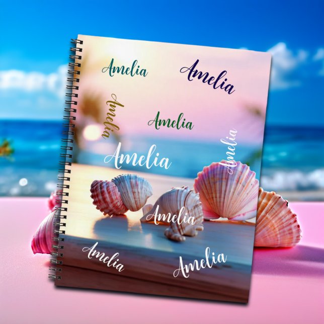 Custom Summer Beach Elegant Notebook (Creator Uploaded)
