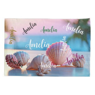 Custom Summer Beach Elegant Pillowcase
