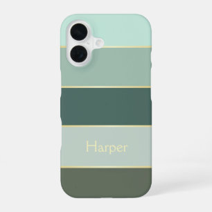 Custom Summer Colours Colour Block Stripes iPhone 16 Case