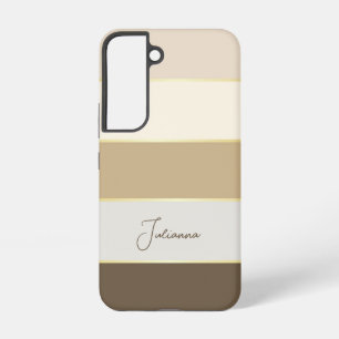 Custom Summer Colours Colour Block Stripes Samsung Galaxy Case