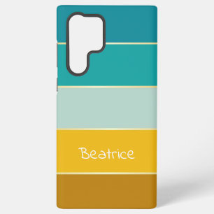 Custom Summer Colours Colour Block Stripes Samsung Galaxy Case