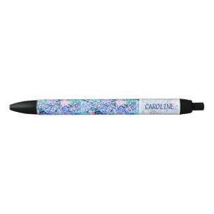 Custom Summer Colours Paint Splatter Pattern Penci Black Ink Pen