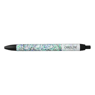 Custom Summer Colours Paint Splatter Pattern Penci Black Ink Pen