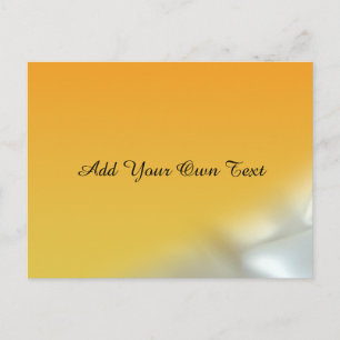 Custom Summer Sun Sunset Thank You Postcard