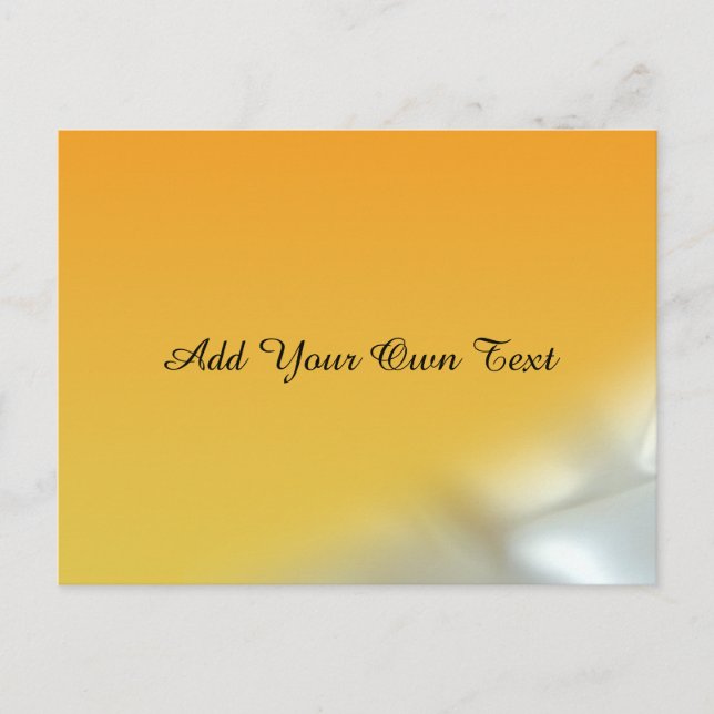 Custom Summer Sun Sunset Thank You Postcard (Front)