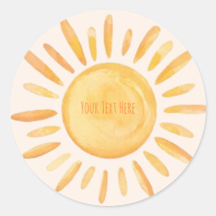 Custom Sun Stickers