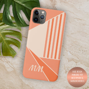 Custom Sunny Summer Orange Coloured Mod Art iPhone 11 Pro Max Case