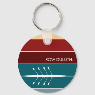 Custom Sunrise Row Key Ring