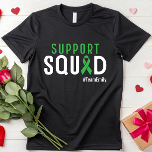 Custom Support Squad Kidney Disease Awareness Team T-Shirt