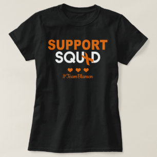 Custom Support Squad Shirt For Leukaemia Warrior