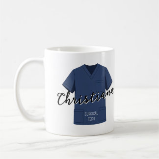 Custom Surgical Tech Surgical Technologist OR Tech Coffee Mug