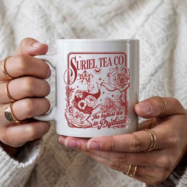 Custom Suriel Tea Co Quote Bookish Acotar Gift Coffee Mug (Creator Uploaded)